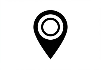 Simple black line icon of a cloud with a download arrow pointing down