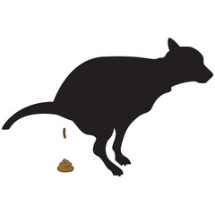 poop logo vector icon