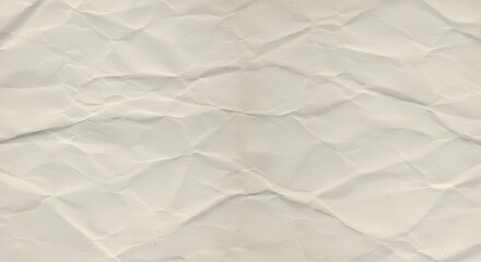 Obraz premium Torn Crumpled Paper Texture with Creases and Shadows for Background Design