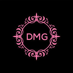 DMG Letter Initial Logo Design Template Vector Illustration