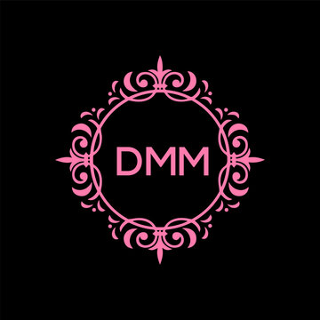 DMM Letter Initial Logo Design Template Vector Illustration