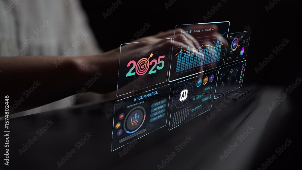 Poster data analytics and big data strategy for real-time analytics, predictive data modeling, business int