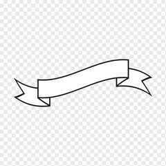 curved banners are stacked vertically