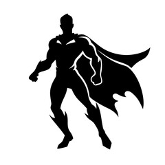 Fototapeta premium Superhero Silhouette Set – Big Vector Pack of Hero Illustrations and Icons
