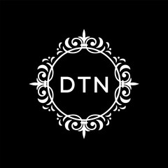 DTN Letter Initial Logo Design Template Vector Illustration