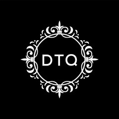 DTQ Letter Initial Logo Design Template Vector Illustration