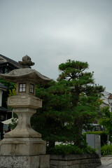 Japanese traditional street lamp