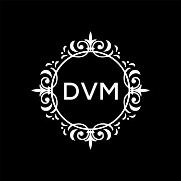 DVM Letter Initial Logo Design Template Vector Illustration