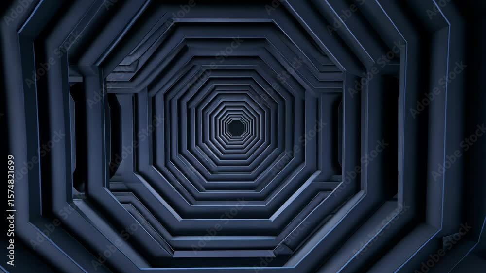 Poster 4k hexagon changing colors loop background animation