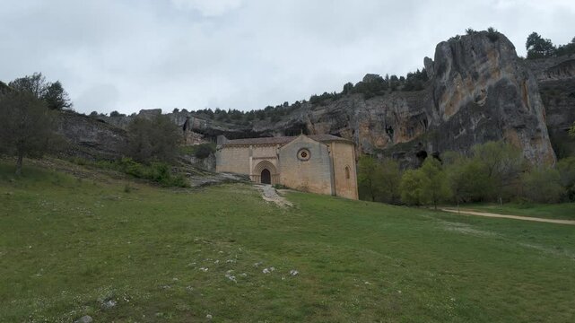 an ancient church of san bartolome in spain in soria