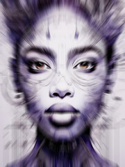 AI Generated image face/Photoshop effect