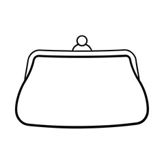 Obraz premium clutch on white background