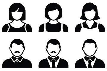 Fototapeta premium business people icons