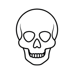 Fototapeta premium human skull vector art
