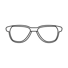 Fototapeta premium glasses isolated on white background