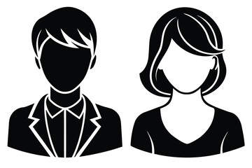 Fototapeta premium business woman and man
