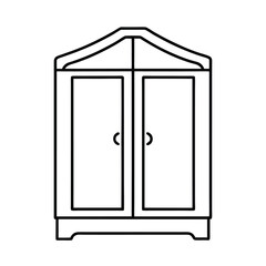 vector illustration of a door