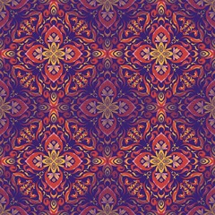 Fototapeta premium seamless damask pattern