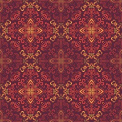 seamless damask pattern