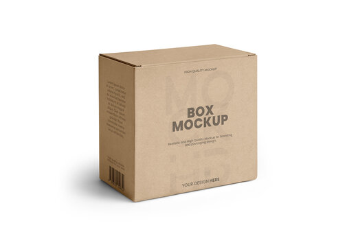 Kraft Box Mockup 04