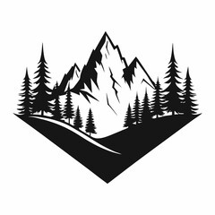 Obraz premium winter mountain landscape