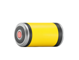 Wind battery solution used for blackout fix and backup unit ideal for sustainable power, isolated on transparent background. PNG
