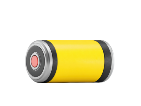 Wind battery solution used for blackout fix and backup unit ideal for sustainable power, isolated on transparent background. PNG
