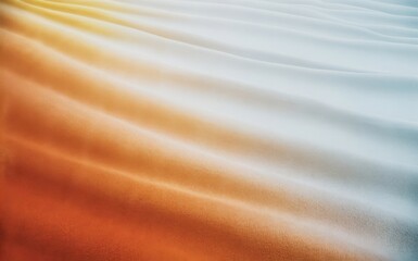 Obraz premium Abstract gradient of warm orange to cool blue with soft texture and gentle waves