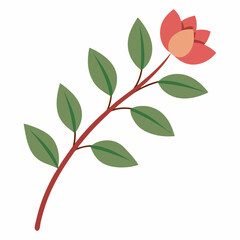 red and green leaves