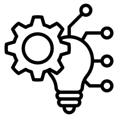 Technology  Icon Element For Design