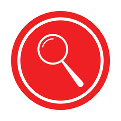Simple vector icon search. Search icon symbol. Magnifier or loupe sign. vector magnifier or loupe icon. eps 10