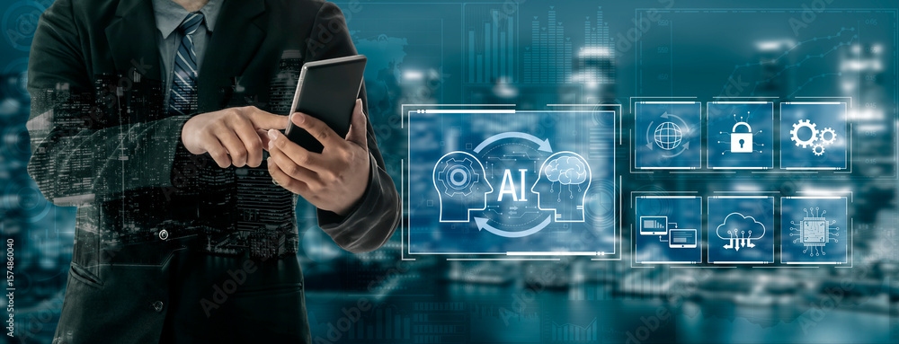 Poster ai system integration improves artificial intelligence platform. ai system integration enhances auto