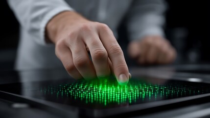 AI checking control and quality with holographic multiple sheets and check boxes overlay