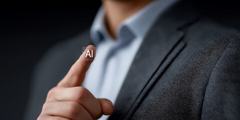 AI checking control and quality with holographic multiple sheets and check boxes overlay