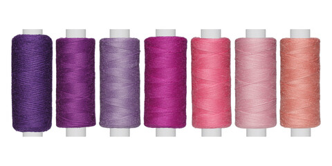 Vibrant Thread Mesh in purple, pink and magenta for Crafting Projects