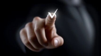 AI checking control and quality with holographic multiple sheets and check boxes overlay