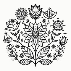 abstract floral background