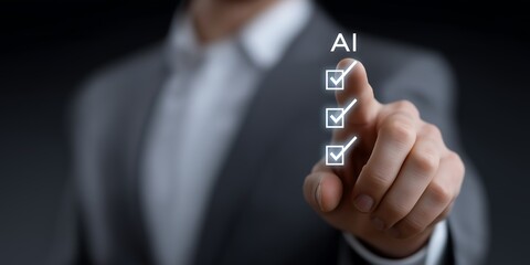 Control and quality in medicine with multiple check boxes overlay