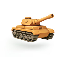 military tank vector 3d Icon illustration.