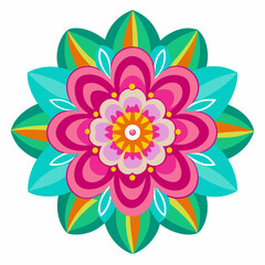 vector illustration of a flower