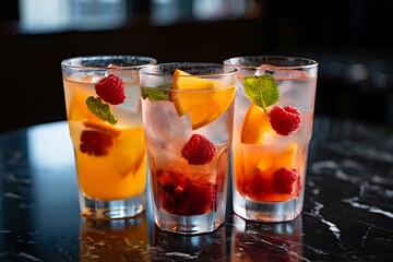 Refreshing Fruit Infused Drinks with Berries and Citrus for a Summer Getaway