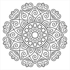 Coloring book lace pattern The tattoo design, wallpaper, paint, shirt and tile sticker design.