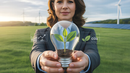 young woman playing with ball in the park