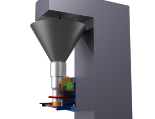 Industrial Meatball Forming Equipment: Versatile Automated Meat Ball Molding Machine for Food Factories and Restaurant Supply, High-Resolution PNG with Transparent Background for Professional Use.