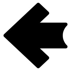 black arrow icon