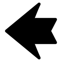 black arrow icon