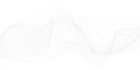 Abstract flowing lines in gray, minimalistic style