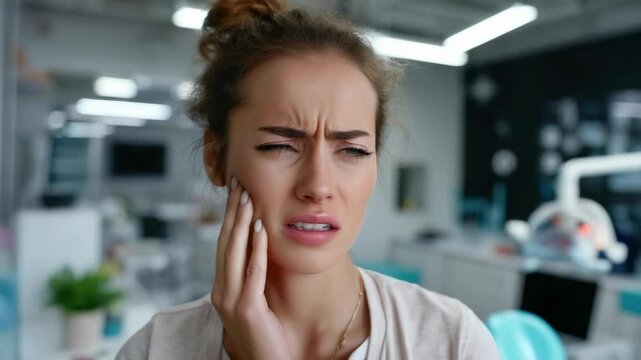 Mouth ache view: jaw throb, enamel damage, root infection, oral strain, tooth concern, bite shock, hygiene habit, gum issue, pulp irritation, clinic visit, facial spasm, female pain.