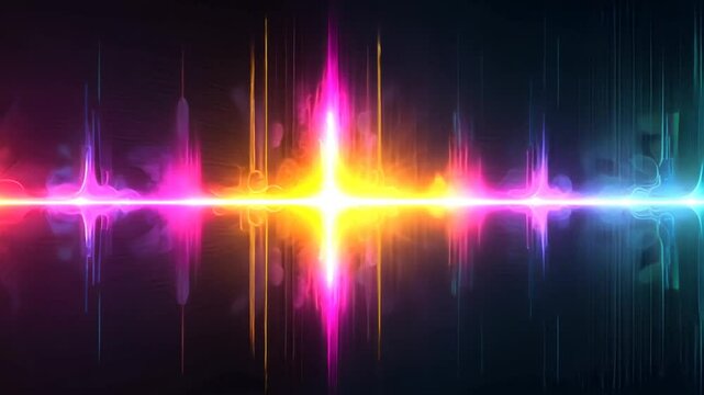 abstract background with glowing lines