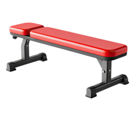 Gym Bench Press isolated on transparent background